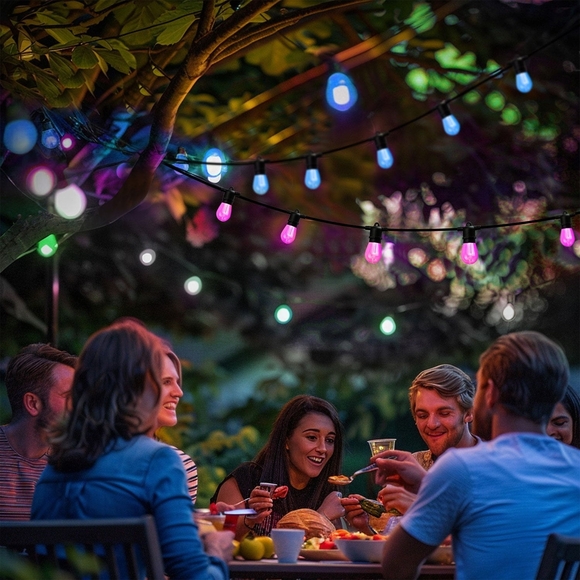 Color-Changing String Lights with Remote - Picture 2 of 10